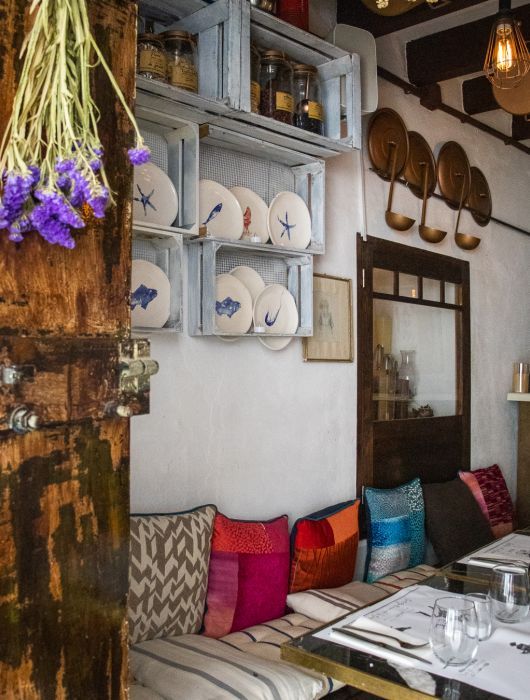 Ambiente "El sushi" del restaurante La Dispensa Ibiza